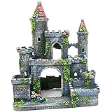 Penn Plax Medieval Castle of Germany Aquarium Ornament - Small