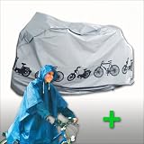 Produkt-Bild: Fahrradgarage 185 x 110 cm + Regenponcho mit Kapuze