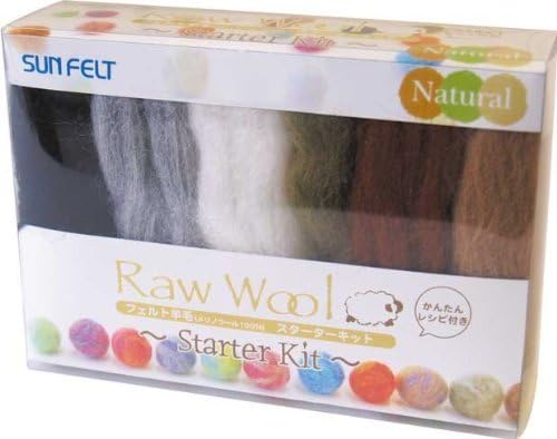 Sun felt wool felt Starter Set Natural (japan import) by Sun felt
