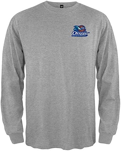 Old GloryMissouri River Otters - Dual Logo Long Sleeve T-Shirt - Grey