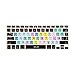 13 MacBook Pro Keyboard Cover, GMYLE Illustrator AI Shortcuts ver.2 Hot Keys Keyboard Film US Layout for 13 15 17 Macbook Pro, 13 15 Retina Macbook Pro, 13 Macbook Air