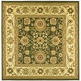 IMAGE OF Safavieh Lyndhurst Collection LNH212C Sage and Ivory Square Area Rug, 6-Feet