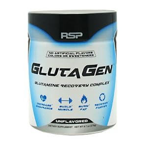 RSP Nutrition Glutagen Supplement, Unflavored, 225 Gram