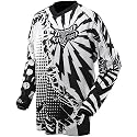 Fox Racing Camplosion HC Men's MotoX Motorcycle Jersey - Color: White/Black, Size: Large
