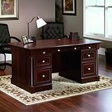 Sauder Palladia Executive Desk, Cherry