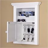 Racor White Mail and Key Cabinet