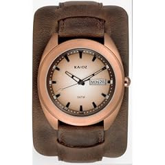 KA:OZ Herrenuhr A58768S1I - 5 bar, Braun, Kupfer, Kalender, Datum, Tag