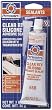 Permatex 80050-12PK Clear RTV Silicone Adhesive Sealant - 3 oz., Pack of 12