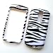 HTC myTouch 3G (NOT 3.5mm jack) T-Mobile Snap On Protector Hard Case Image Cover Zebra