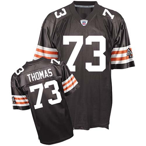 Cleveland Browns #73 Joe Thomas Brown NFL Jerseys Authentic Football Jersey Size 48-56 (Please Select the Size When You Order, Can Do Drop Shipping)