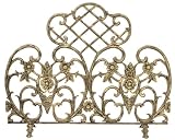 Outdoor Living : UniFlame Single Panel Antique Gold Cast Aluminum Screen