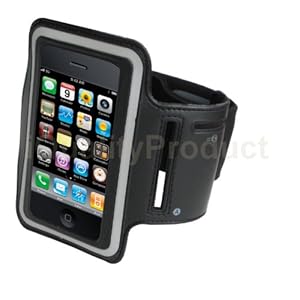 Sports Workout Arm-Band iPhone iPod Touch 3 3G 3Gs 4 4G 4S 5 5G Black