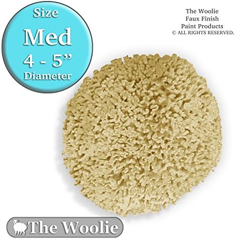 MEDIUM-SIZED 100% Natural Faux Finish Painting Sponge M by The Woolie