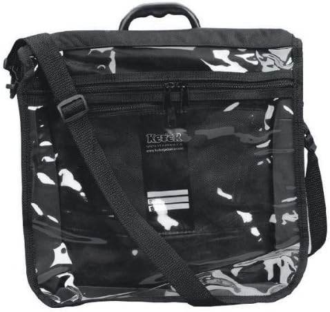 Tefilin Tote Rain Proof Clear Front Large