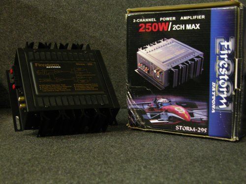 FIRESTORM STORM-295 250 WATT 2 CHANNEL AMP