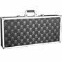 Coffin Case SK-110 Black Cross Pedal Board and Case, Skull and Crossbones Finish