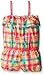 The Children's Place Little Girls' Plaid Romper