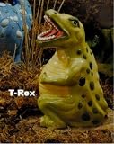 T-Rex dino DINOSAUR piggy bank CERAMIC toy DECOR New