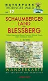Naturpark Th&uuml;ringer Wald 17 - Schaumberger Land und Ble&szlig;berg 1 : 30 000 Wanderkarte: Mit Schalkau, Mengersgereuth-H&auml;mmern, Effelder-Rauenstein, .. - Steinheid - Mit Skiloipen und Radrouten - 