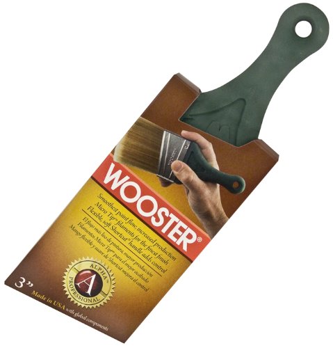 Wooster Brush 4238-3 Alpha Shortcut Angle Sash Paintbrush, 3-Inch
