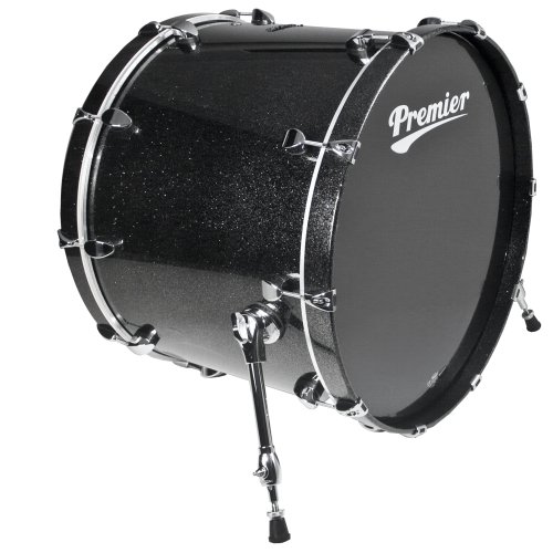 Premier Drums Series Elite 2870SPLBSX 1-Piece Maple 20x16 Inches Bass Drum, Drum Set (Black Sparkle)