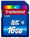 Transcend 16 GB Class 6 SDHC Flash Memory Card TS16GSDHC6E