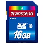 Transcend 16 GB Class 6 SDHC Flash Memory Card TS16GSDHC6