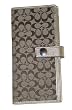 Coach Mini Signature Multi-Use ID Organizer Case Wallet 60551 Khaki/Gold