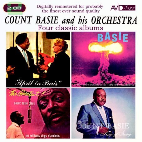 CD-Charts  Used : Four Classic Albums (April In Paris/King Of Swing/Atomic Mr Basie/The Greatest! - Count Basie Plays, Joe Williams Sings Standards)