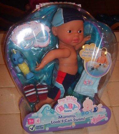 Childrens Toyshop  Toys : My Little Baby Born - Mummy, Look I Can Swim!