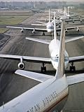 Airplane Traffic Jam on JFK Airport Runway, August 1968 Photographic Poster Print by Bob Gomel, 24x32