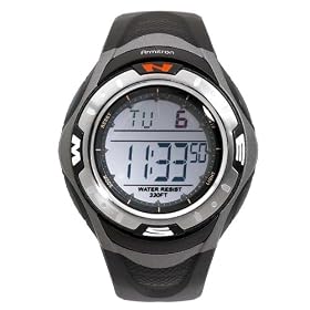 Armitron Men's Sport Digital LCD Split Screen Watch #408106GMGM
