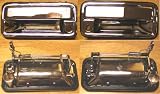 1992-1994 Chevrolet Blazer Chrome Outside Door Handle Chrome replaces OEM 15968163, 15968164 Partslink GM1322102, GM1323102