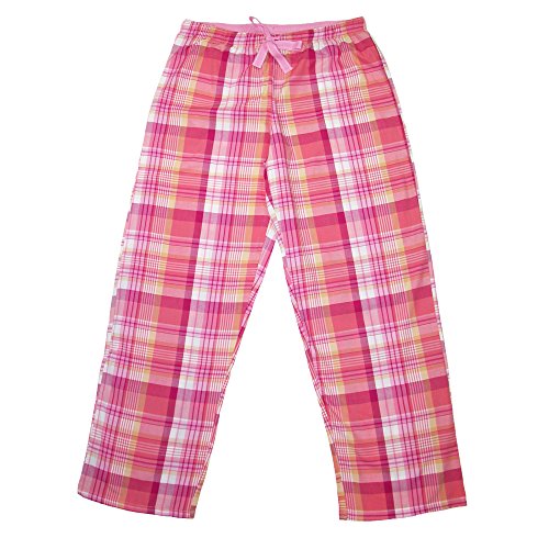 Hanes Womens Plaid Cotton Pajama Pants