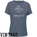 Majestic New York Yankees Ladies Navy Blue 2009 World Series Champions Clinchin' Pigment Dyed T-shirt