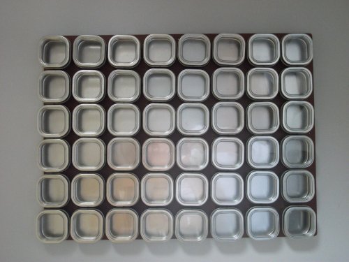 Detail image Culinarian II - Magnetic Spice Rack Set (Colonial Red)