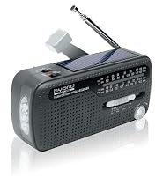 Muse MH-07DS//HYBRID Mini Weltempf&auml;nger (Dynamo, Handylader, Solar) schwarz