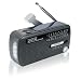 Muse MH-07DS//HYBRID Mini Weltempf�nger (Dynamo, Handylader, Solar) schwarz