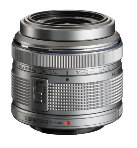 reviews Olympus V314050SU000 14-42mm II R, Interchangeable Lens for Olympus / Panasonic Micro 4/3 Cameras, Silver