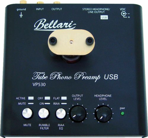 Bellari Mm Tube Phono Preamp Usb Output
