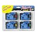 Brother TC50 4 Pack 1/2inch Black on Red, Blue, Yellow, Green Label Tape