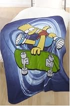 Bart Simpson - Grafitti Fleece Blanket - Super Swirl