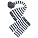 Jastore Photography Prop Baby Cute Stripe Crochet Knitted Costume Hat Pants