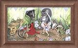 Garden Faeries Collection: Glory Framed Canvas Art by Claire Murray,26.4 in. x 16.5 in. Framed