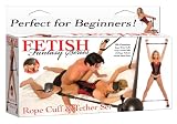 Fetish Fantasy Rope Cuff & Tether Set, Black