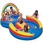 Intex  117" x 76" x 53" Rainbow Ring Play Center