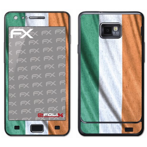 atFoliX Fu&szlig;ball EM 2012 Irland Flagge Designfolie f&uuml;r Samsung Galaxy S2 i9100 Preisvergleich