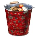 Strawberry Print Bucket Barbecue