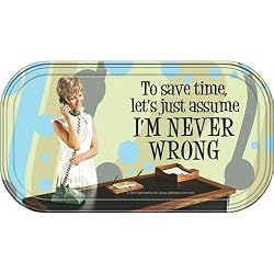 Let's Assume I'm Never Wrong Magentic Mini Tin