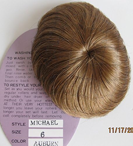 PLAYHOUSE Collection Craft DOLL HAIR WIG Style MICHAEL Fits SIZE 6" Color AUBURN Synthetic JAPAN Fiber (Circa 1980's)